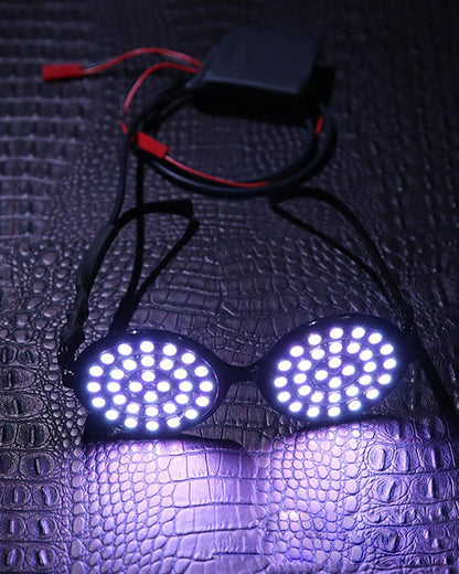 Cyberpunk Led Colorful Dimming Glasses - Techwear Official