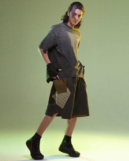 Cyberpunk Luminous Letters T-Shirt - Techwear Official