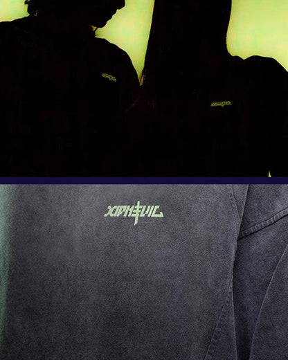 Cyberpunk Luminous Letters T-Shirt - Techwear Official