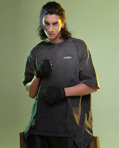 Cyberpunk Luminous Letters T-Shirt - Techwear Official