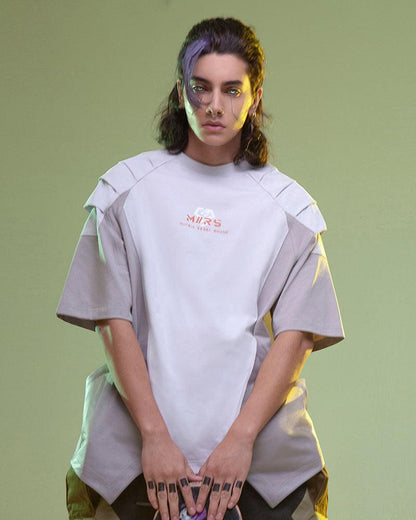 Cyberpunk Mech Patch T-Shirt - Techwear Official