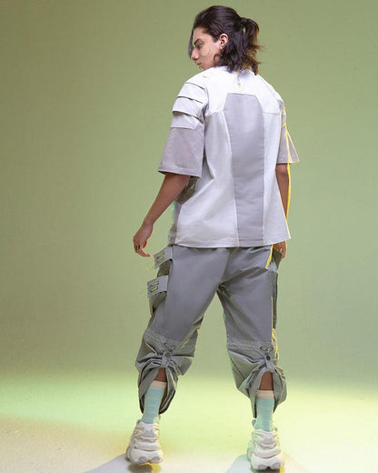 Cyberpunk Mech Patch T-Shirt - Techwear Official