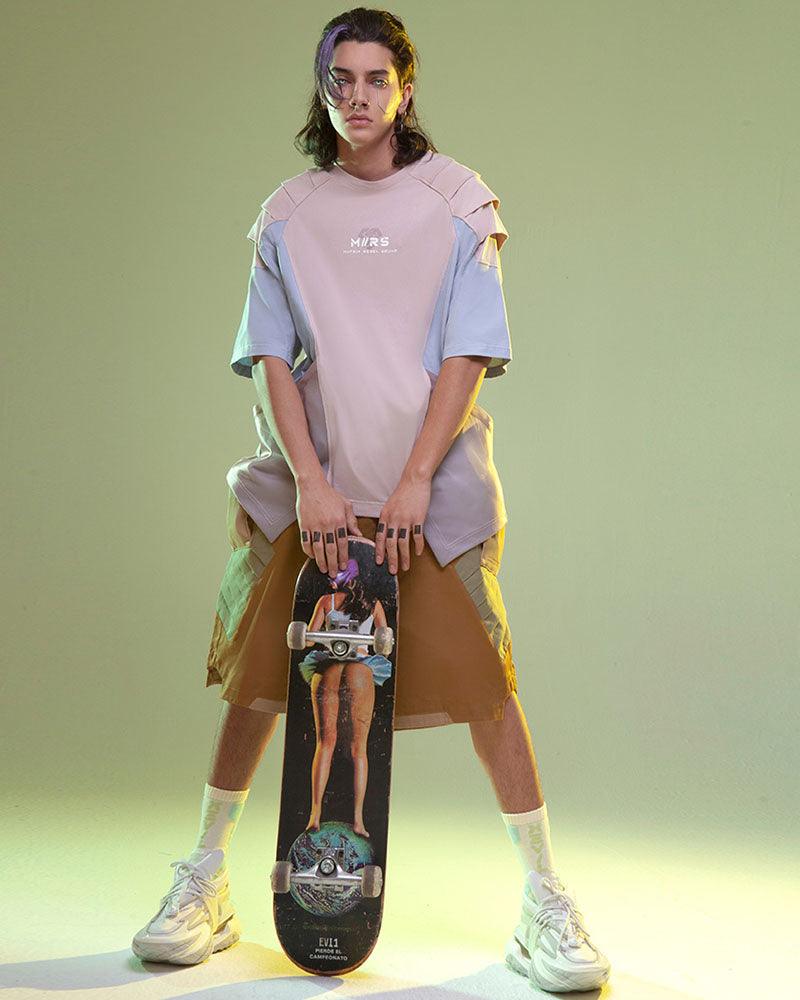 Cyberpunk Mech Patch T-Shirt - Techwear Official