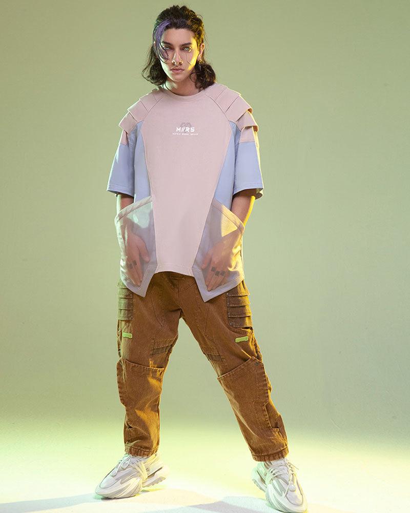 Cyberpunk Mech Patch T-Shirt - Techwear Official