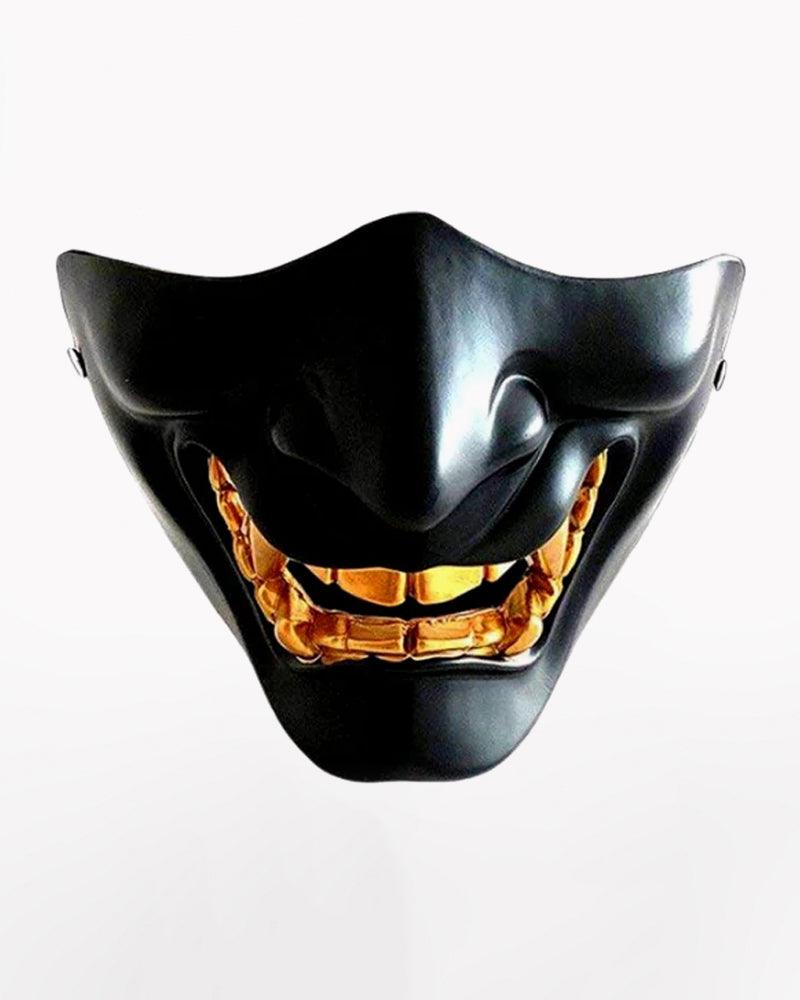 techwear mask, Oni Mask,Oni Masks,Japanese Masks,Japanese Oni Masks,oni mask samurai,oni mask ninjago,tactical mask,tactical masked man,halloween mask,cosplay mask,anime cosplay mask