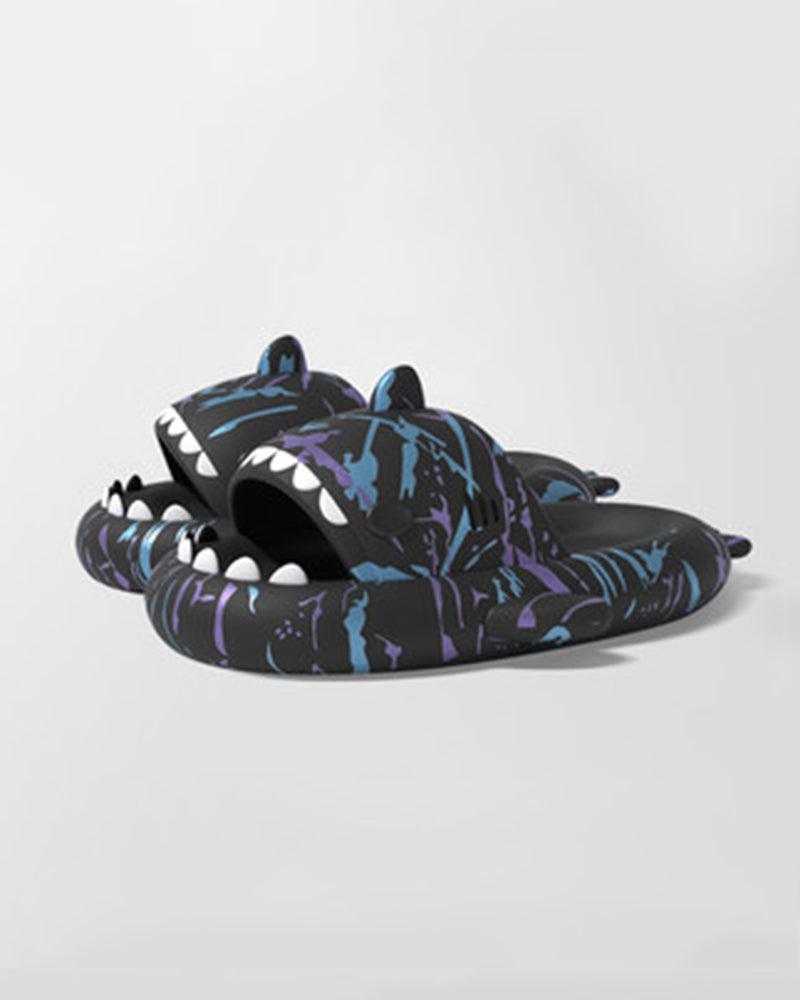 Cyberpunk Shark Slippers - Techwear Official