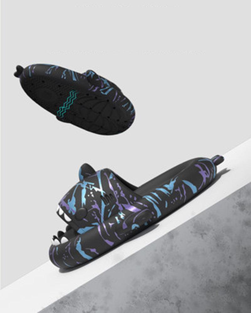 Cyberpunk Shark Slippers - Techwear Official