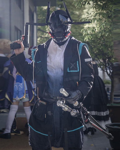 Cyberpunk Skull Glowing Mask - Techwear Official