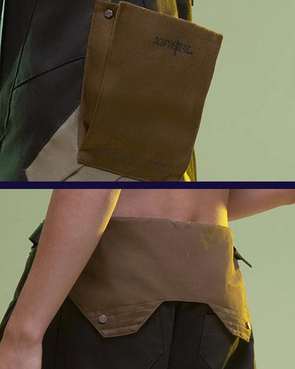 Cyberpunk Street Fist Power Multi-pockets Shorts - Techwear Official