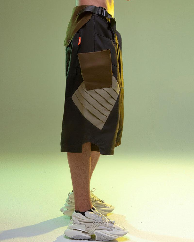 Cyberpunk Street Fist Power Multi-pockets Shorts - Techwear Official