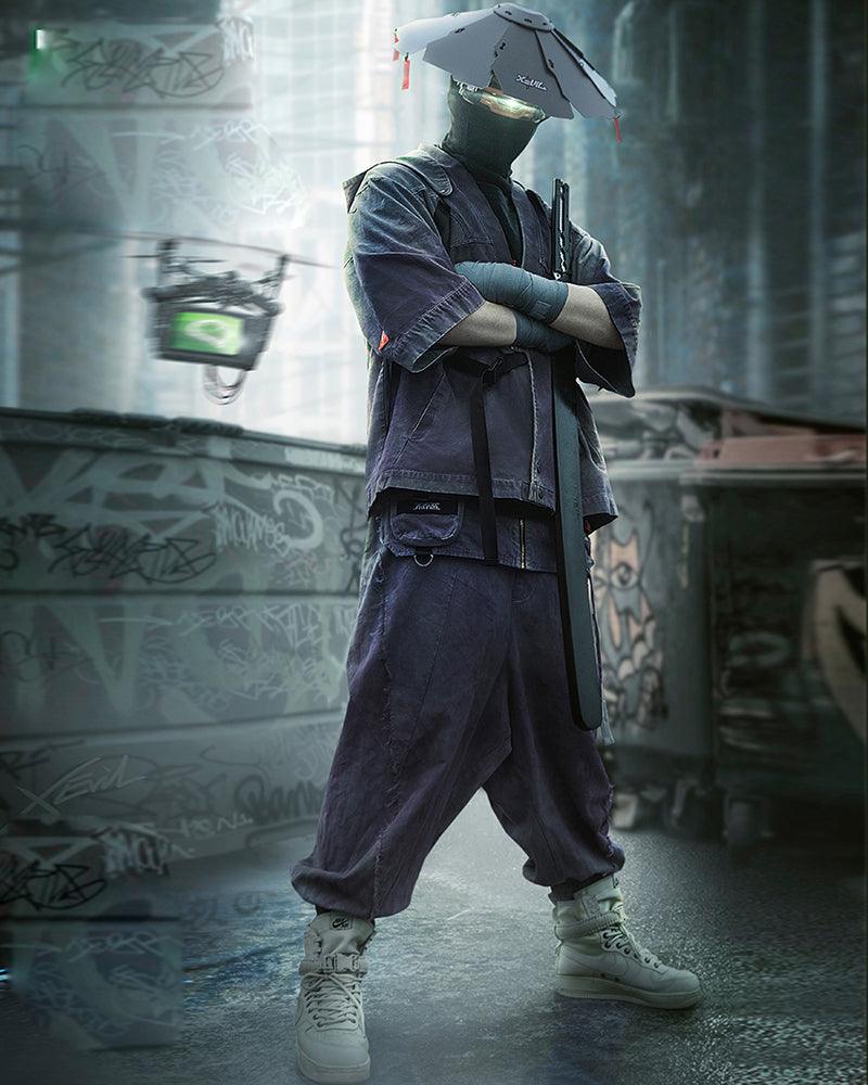 Cyberpunk Yaksha Samurai Pants - Techwear Official