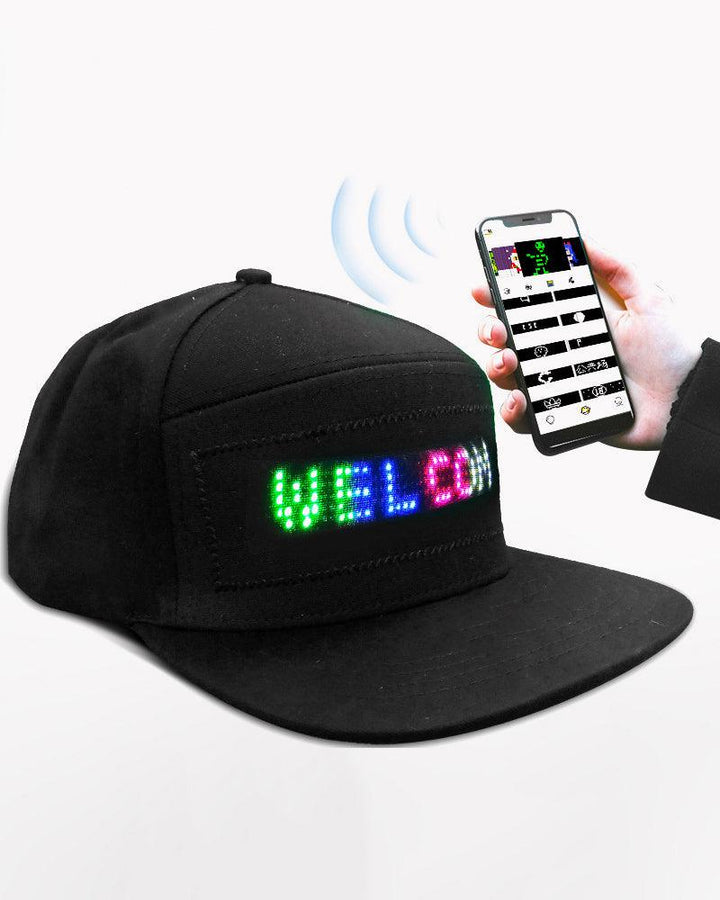 Dance Miracle Cyberpunk Luminous Cap ( Customizable Text And Image Available) - Techwear Official