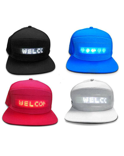 Dance Miracle Cyberpunk Luminous Cap ( Customizable Text And Image Available) - Techwear Official