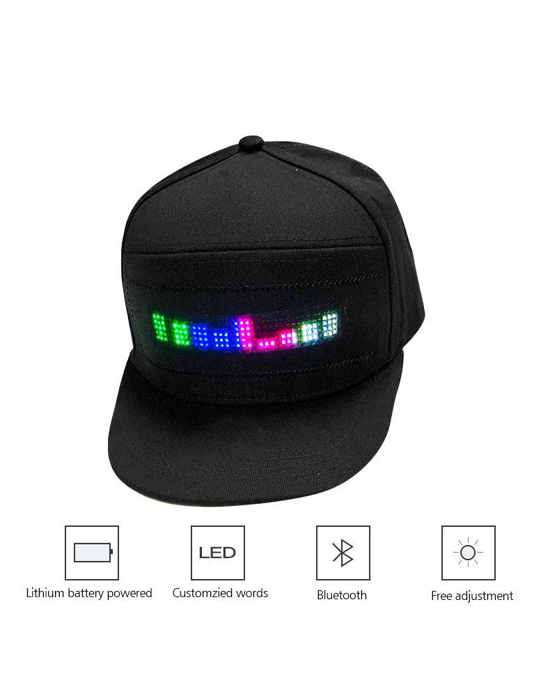 Dance Miracle Cyberpunk Luminous Cap ( Customizable Text And Image Available) - Techwear Official