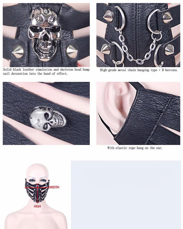 Darkest Point Punk Skull Mask - Techwear Official