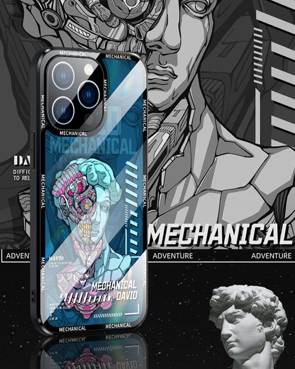 David Mechanical Punk Phone Case - Techwear Official