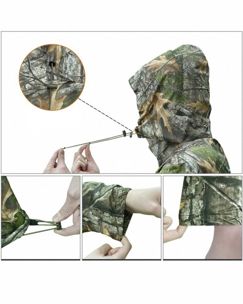 Outdoor Multi-Functional Cargo Hooded Rain Poncho