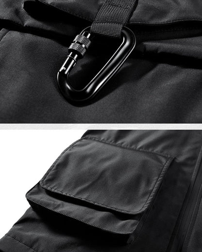 Defeat You Multi-pocket Cargo Jacket - Techwear Official