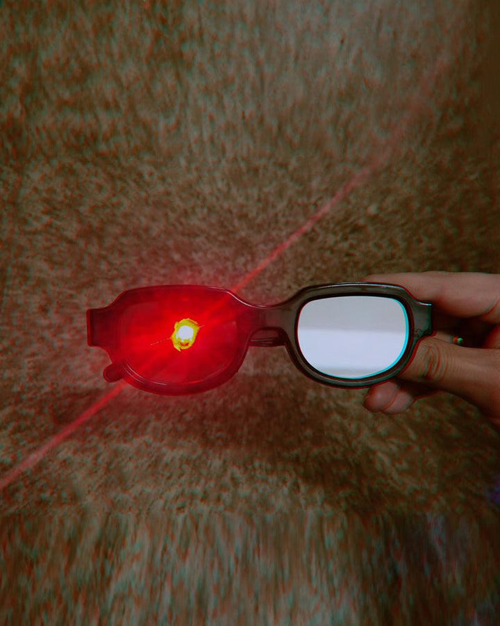 Detective Red Eye LED Glasses - Techwear Official