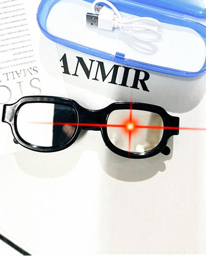 Detective Red Eye LED Glasses - Techwear Official