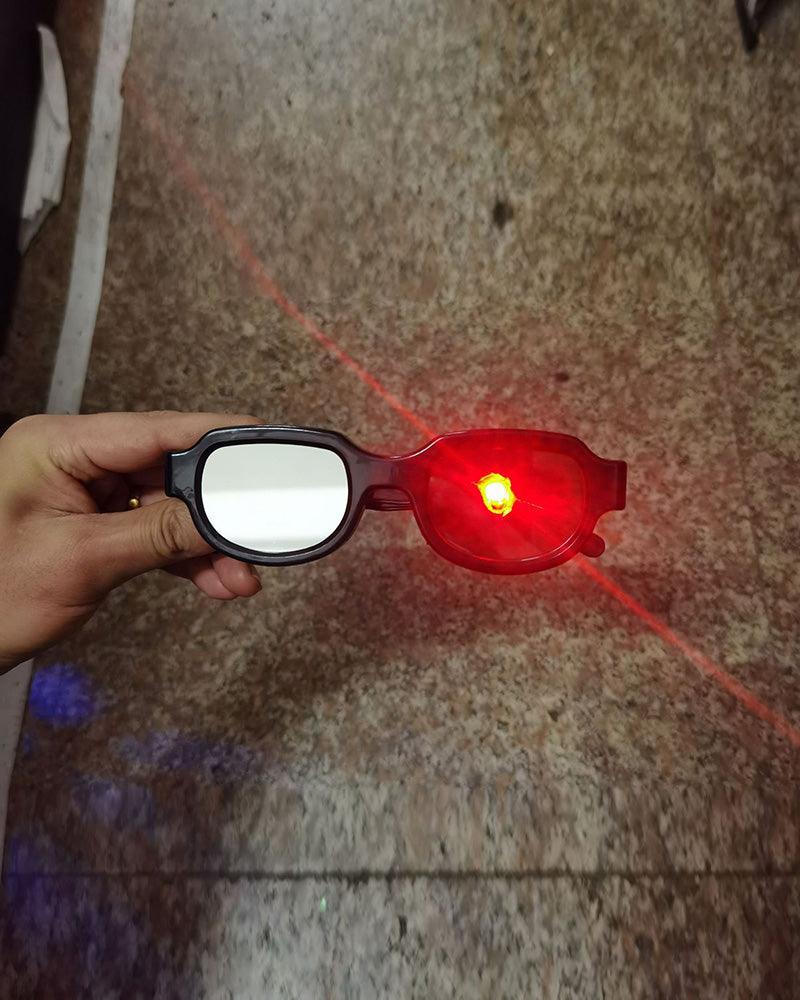 Detective Red Eye LED Glasses - Techwear Official