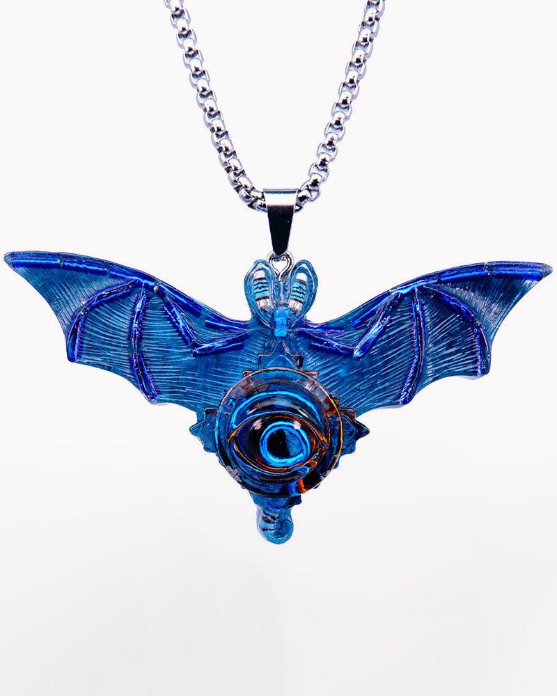 Devil's Eye Gothic Bat Necklace - Techwear Official