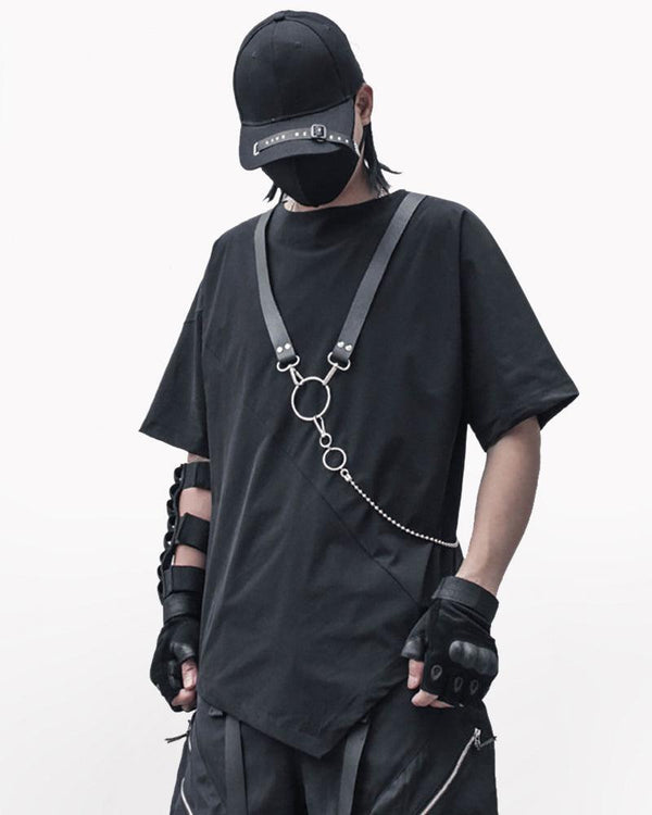 Diablo Yamamoto Chain Irregular T-Shirt - Techwear Official