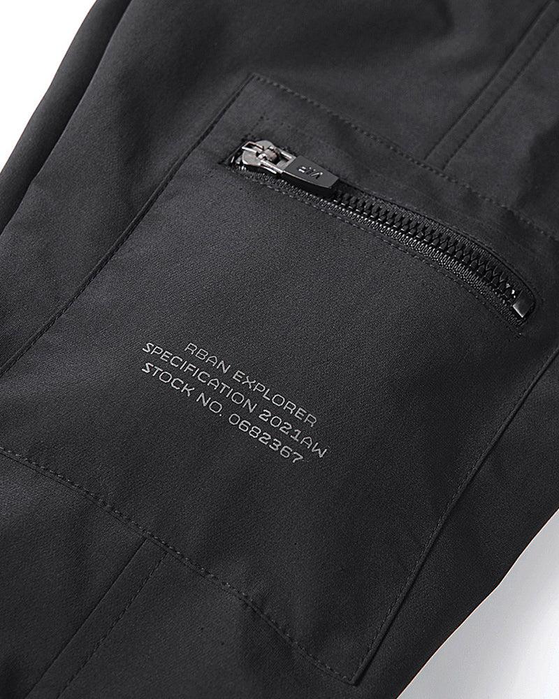 Techwear Black Zip Pocket Cargo Pants – Techwear Official