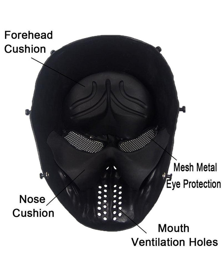 Don't Lie Down Tactical Skull Mask - Techwear Official