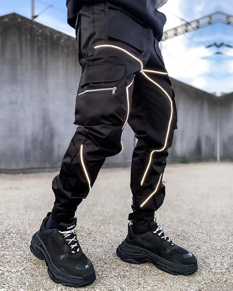 Men Sport Joggers Cargo Pants Urban Trousers Casual Streetwear Combat  Sweatpants | eBay