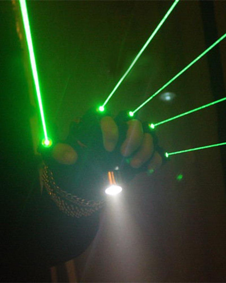 Dramatic Flair Laser Cyberpunk Gloves - Techwear Official