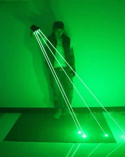 Dramatic Flair Laser Cyberpunk Gloves - Techwear Official