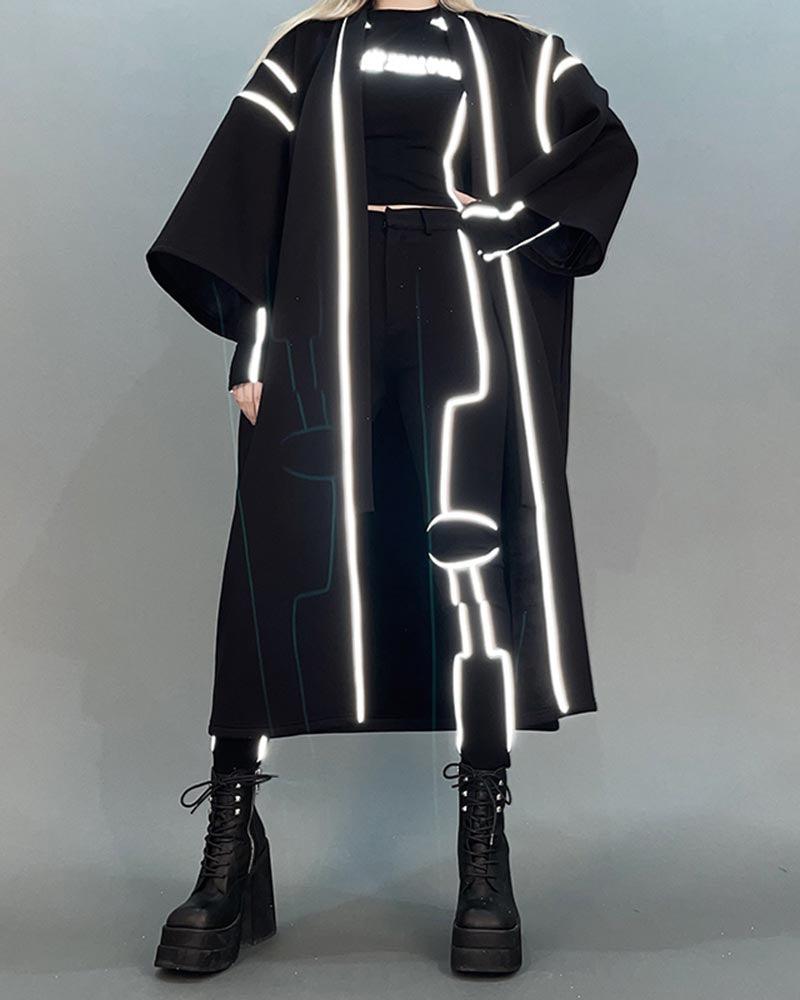 Dynamic Future Cyberpunk Reflective Coat Techwear Official   Dynamic Future Cyberpunk Reflective Coat Techwear Official 2 