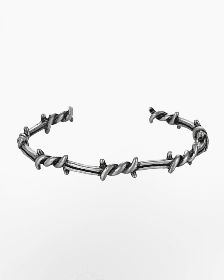 Easy On Me Barbed Wire Bangle - Techwear Official