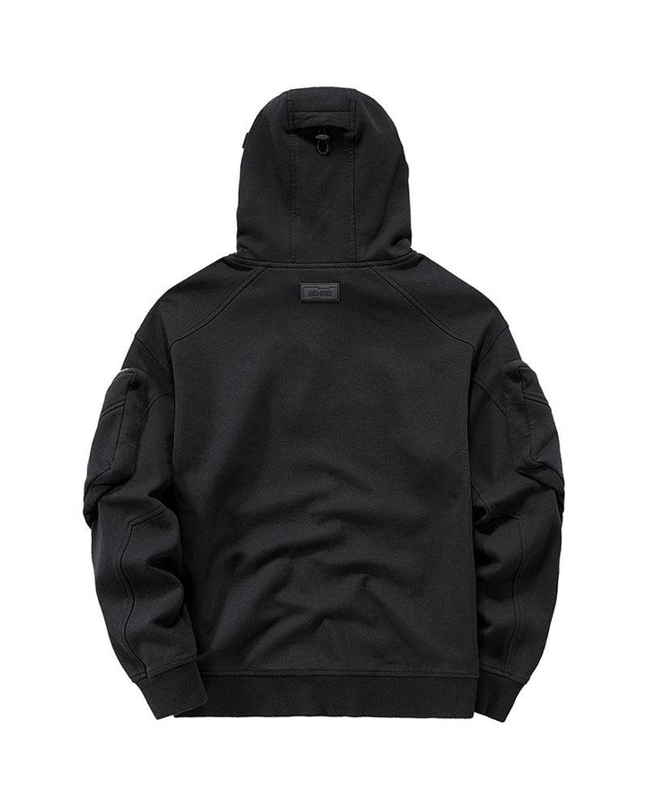 Embrace The Cold Wind Mask Hoodie - Techwear Official