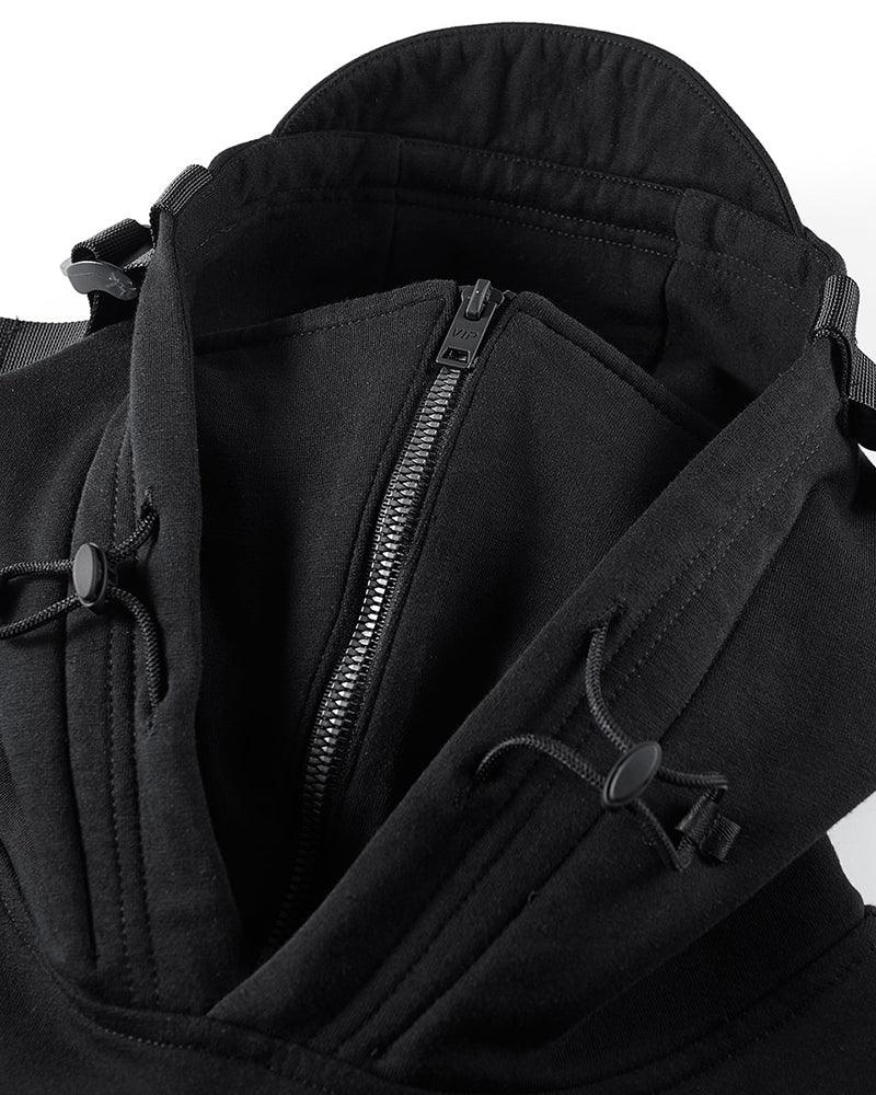 hoodie with mask,mens hoodie,men hoodies,hoodies for men,techwear hoodie,cyberpunk techwear hoodie,japanese techwear hoodie,cyberpunk hoodie,samurai hoodie,ninja hoodie,black hoodie,black hoodie mens,heavyweight hoodie,cool hoodie,japanese hoodie,streetwear hoodie,black essentials hoodie,pullover hoodie,techwear,affordable techwear,techwear fashion,Japanese techwear,techwear outfits,futuristic clothing,cyberpunk clothing,cyberpunk techwear,cyberpunk fashion