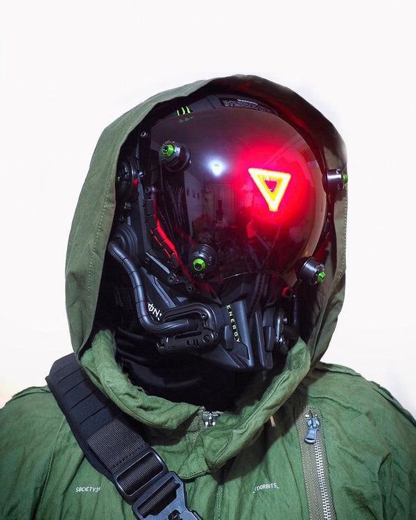 Tech Pattern Mask Step-by-Step Guide to Make Your Cyberpunk Helmet Mask | Trending Now ...