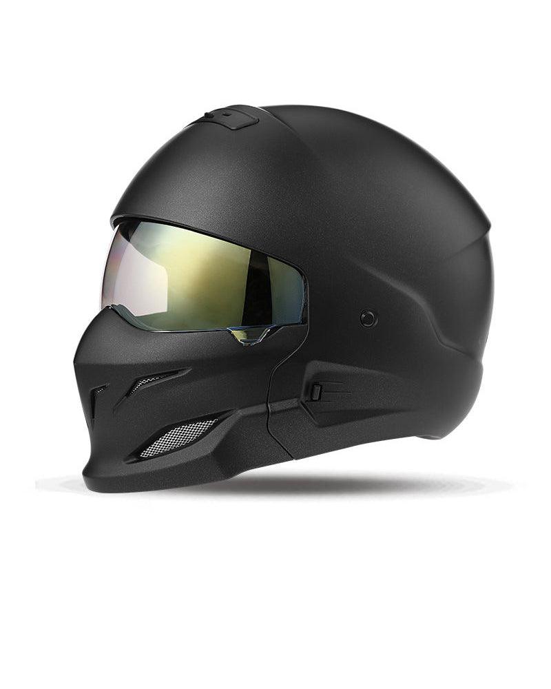 Enjoy The Trip Black Warrior Motorcycle Helmet - Techwear Official