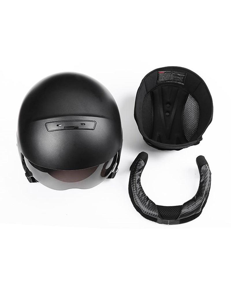 Enjoy The Trip Black Warrior Motorcycle Helmet - Techwear Official