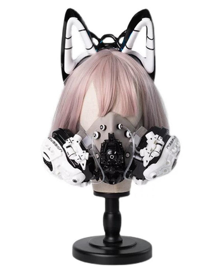 Fallen Angel Cyberpunk Headband And Mask (Sold Separately) - Techwear Official