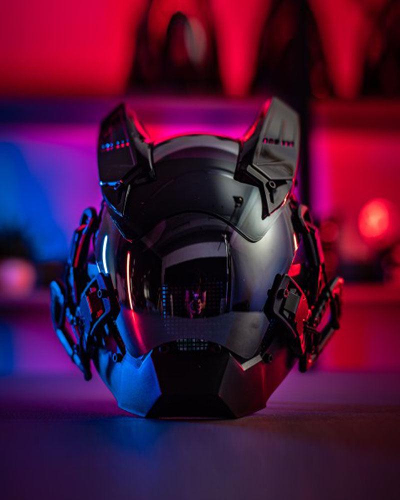 cyberpunk motorcycle helmet Fantastic Voyage Futuristic Cyberpunk Helmet Mask – Techwear Official