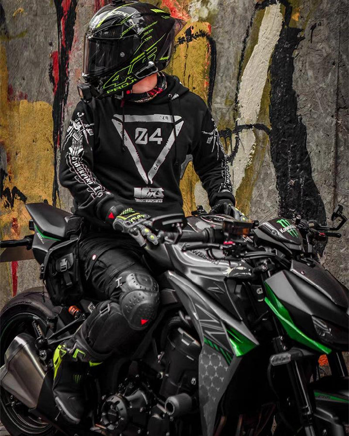 Fast Challenge Motorcycle Cyber Hoodie - Techwear Official