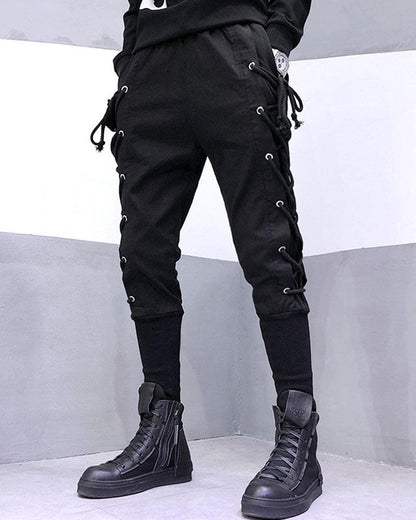 Follow Me Freely Drawstring Jogger Pants - Techwear Official