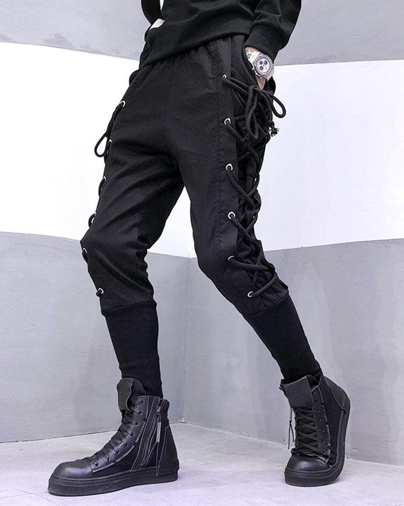 Follow Me Freely Drawstring Jogger Pants - Techwear Official