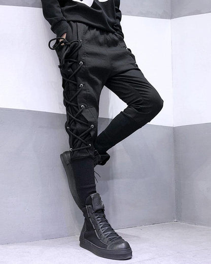 Follow Me Freely Drawstring Jogger Pants - Techwear Official