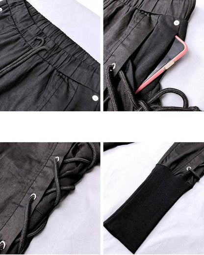 Follow Me Freely Drawstring Jogger Pants - Techwear Official