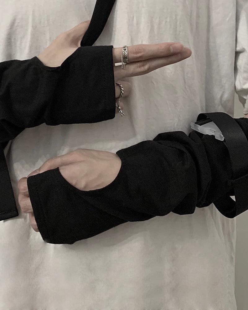 Forever Young Buckle Arm Gloves - Techwear Official