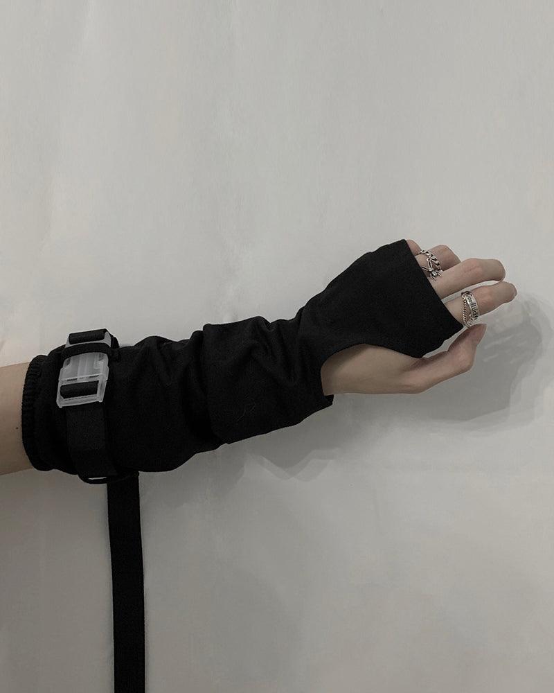 Forever Young Buckle Arm Gloves - Techwear Official