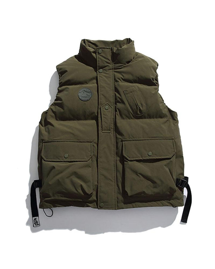 Functional Cargo Winter Vest - Techwear Official