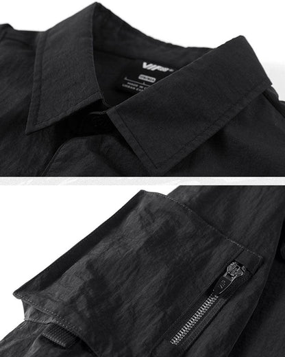 Functional Chest Bag Cargo Shirt - Techwear Official